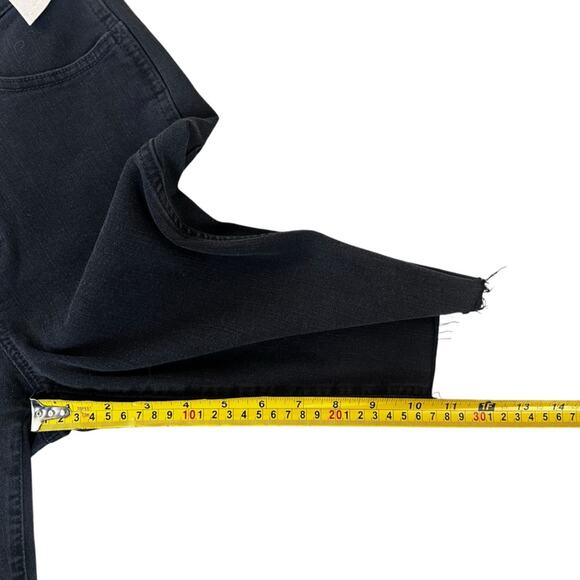 NEW Madewell Roadtripper Supersoft Biker Demin Jean Shorts Raw Hem Size 25 - Picture 6 of 8